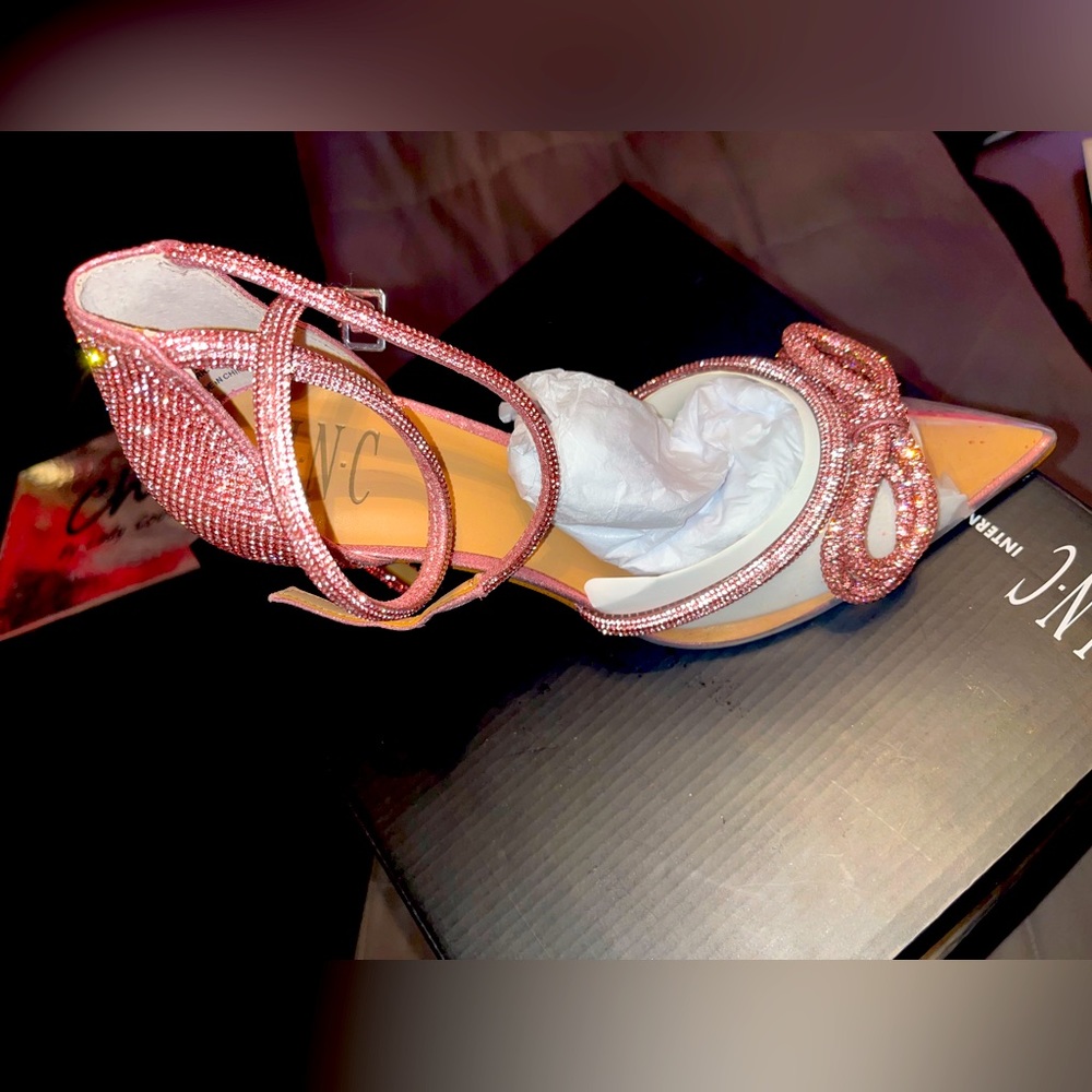 Brand New blush Sparkling INC heels
